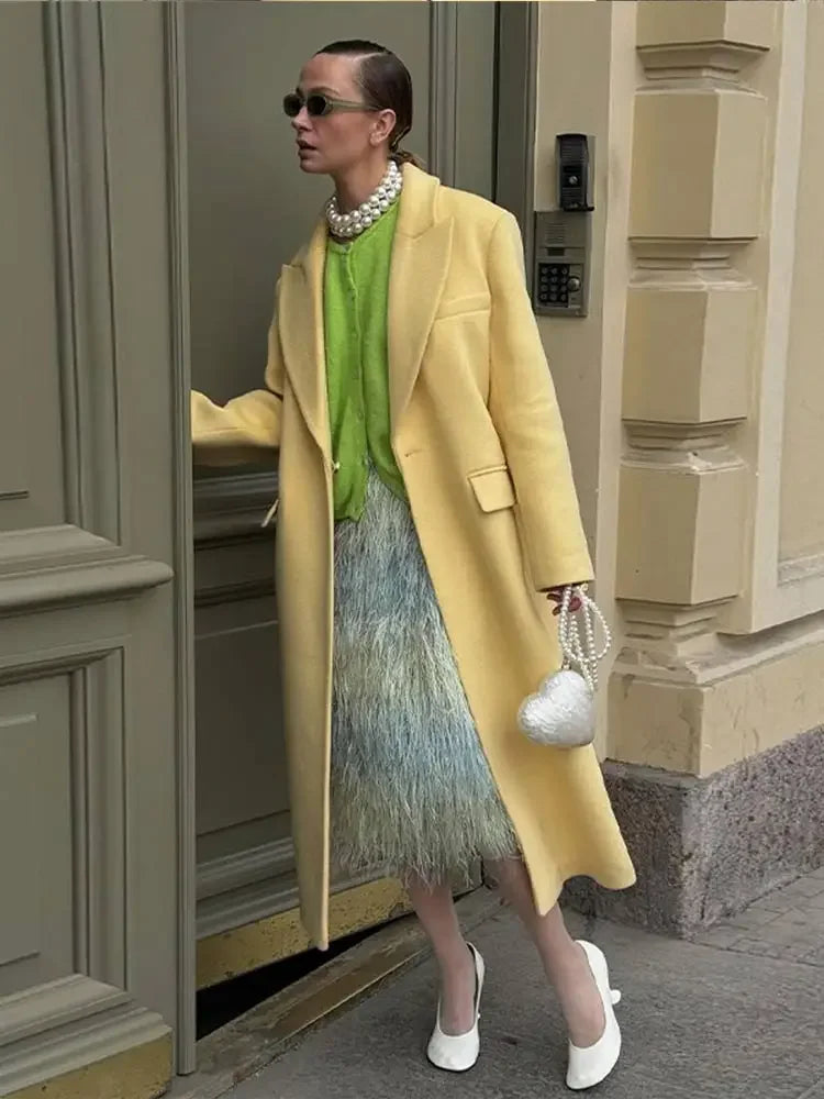 Well Tailored Coat with a Graceful Silhouette