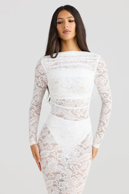 A Vintage Style Dress with Delicate Timeless Details