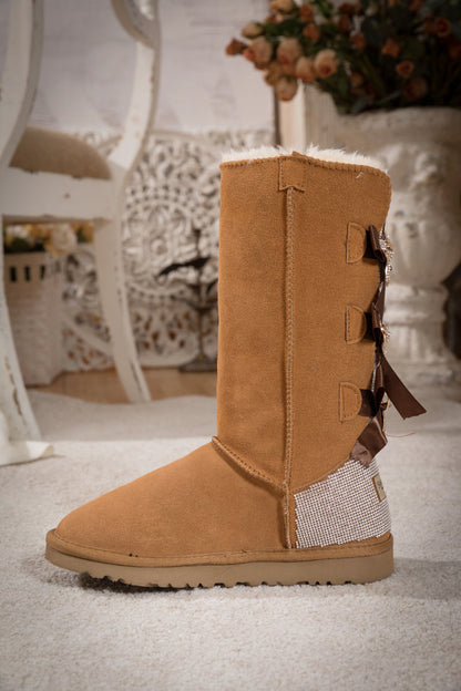A Vintage Style Boots with Delicate Timeless Details
