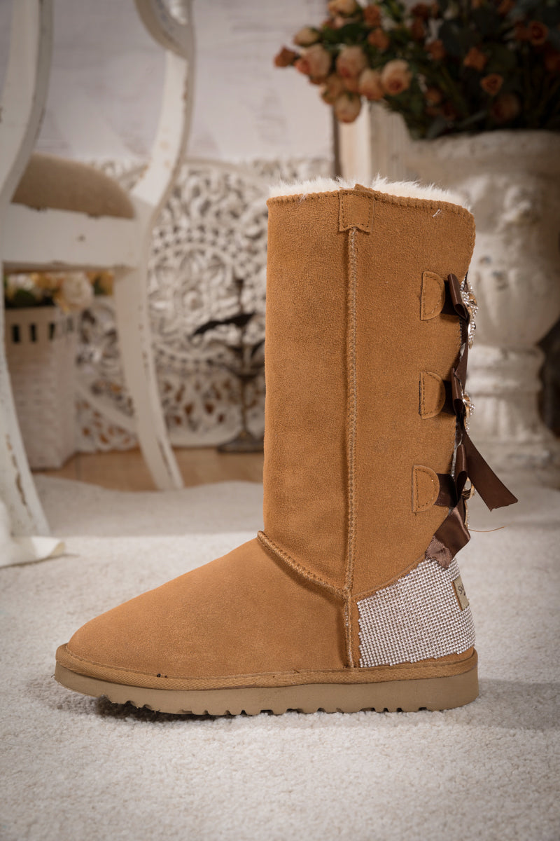 A Vintage Style Boots with Delicate Timeless Details