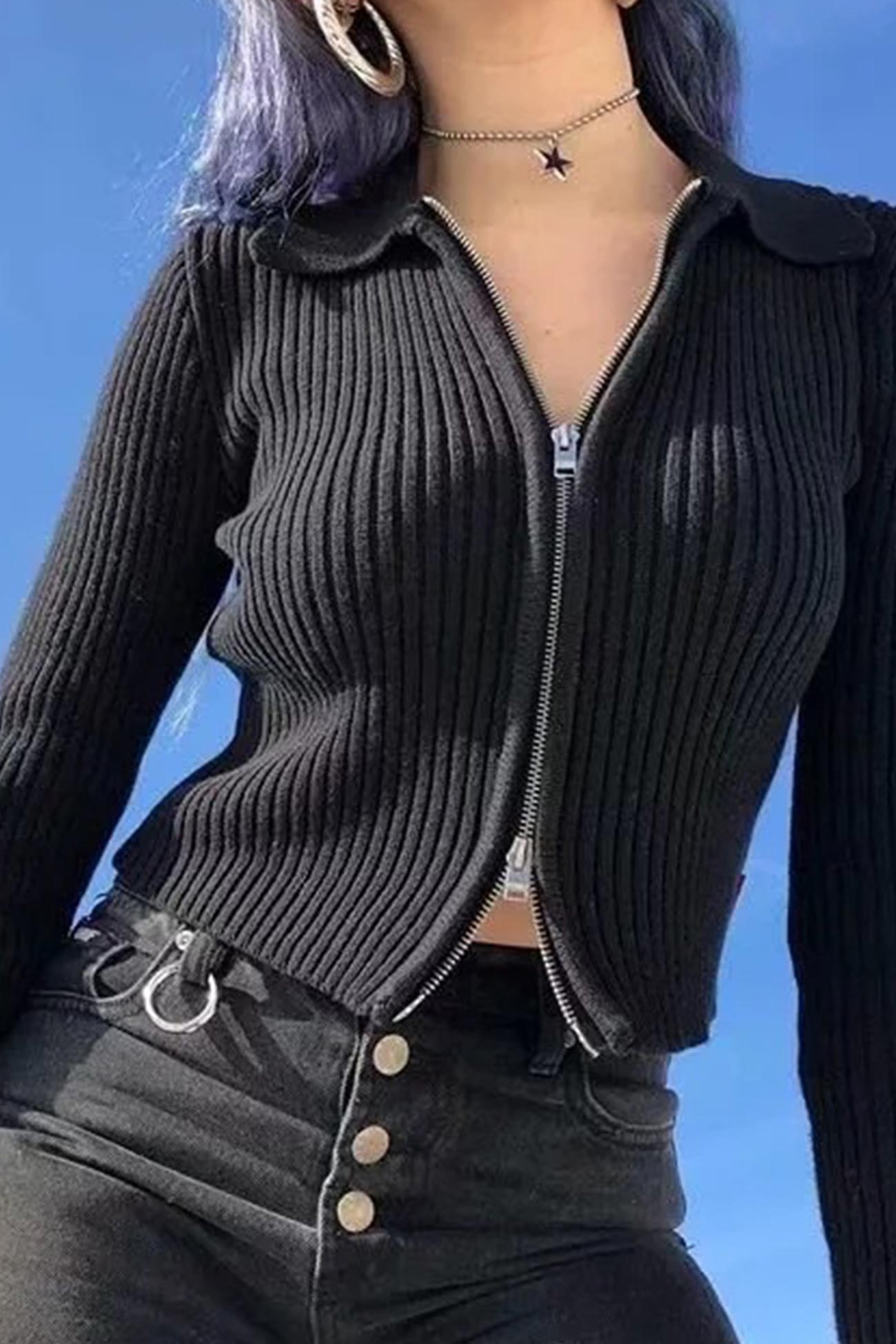 Vintage Inspired Cardigan with a Contemporary Edge