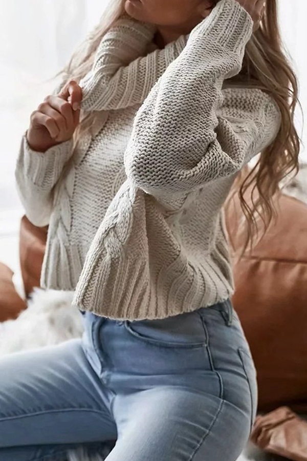 Vintage Inspired Sweater with a Contemporary Edge