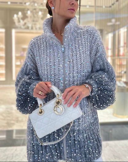 A Vintage Style Sweater with Delicate Timeless Details