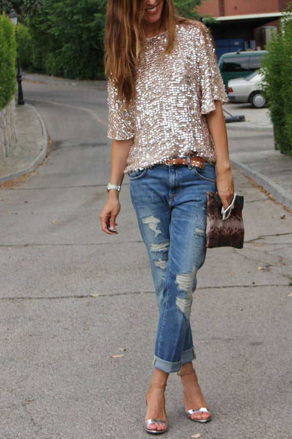 A Vintage Style T-Shirt with Delicate Timeless Details