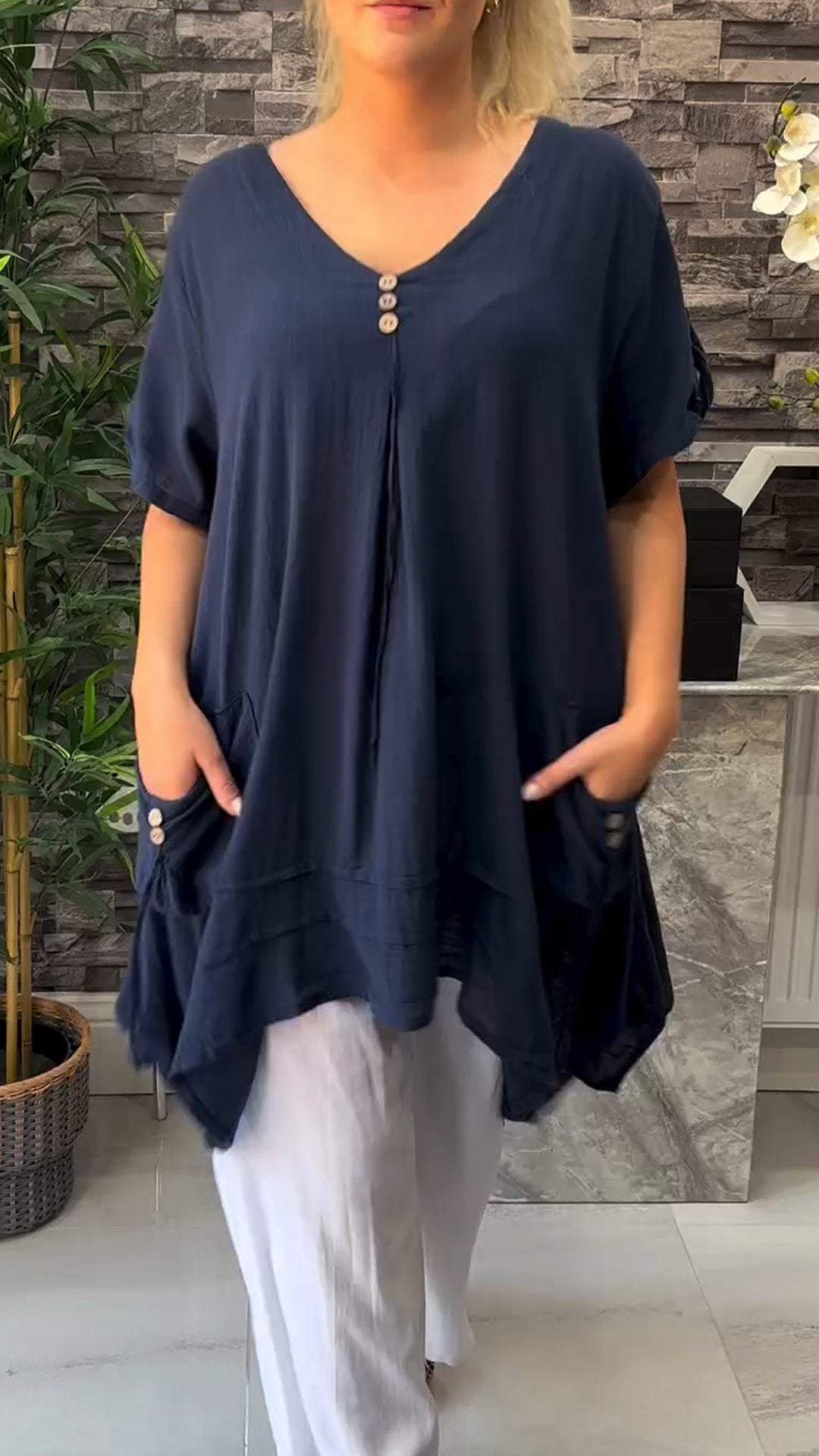 Classic Vintage Top with a Flattering Fit