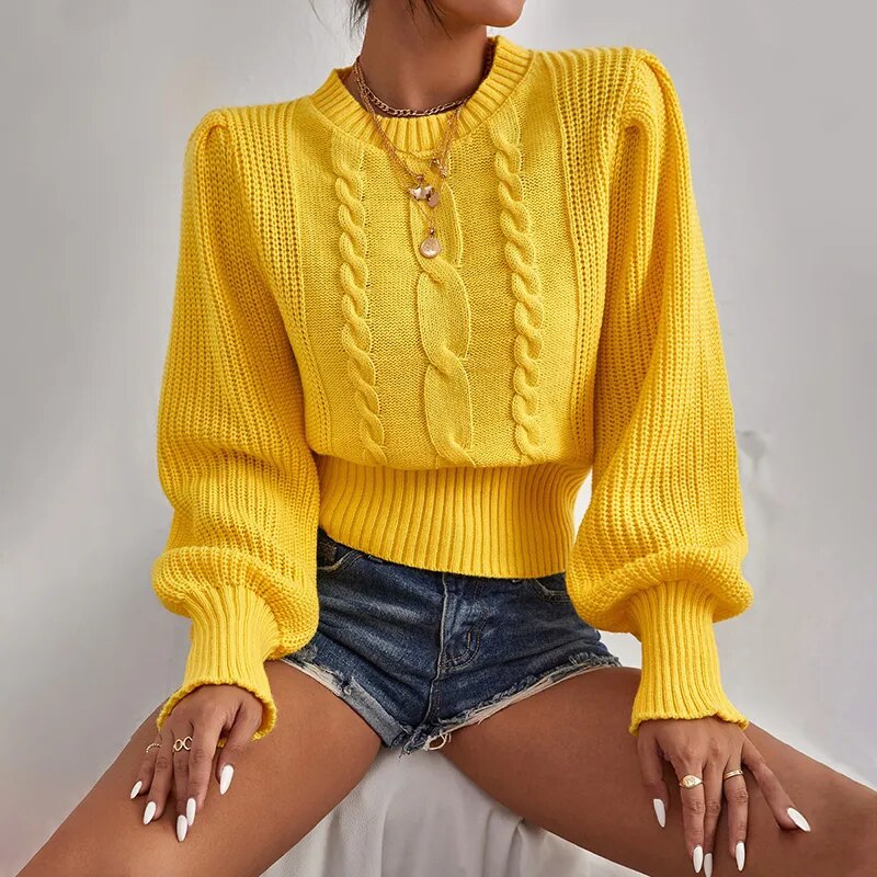 A Vintage Style Sweater with Delicate Timeless Details