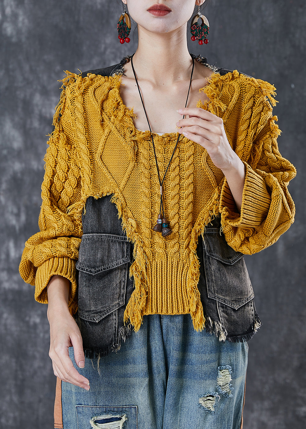 Gracefully Styled Sweater for Any Occasion