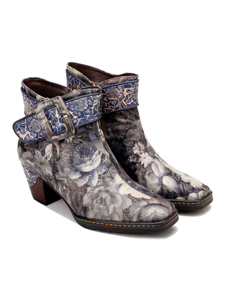 A Vintage Style Boots with Delicate Timeless Details