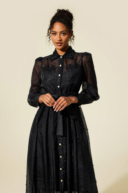 A Vintage Style Dress with Delicate Timeless Details