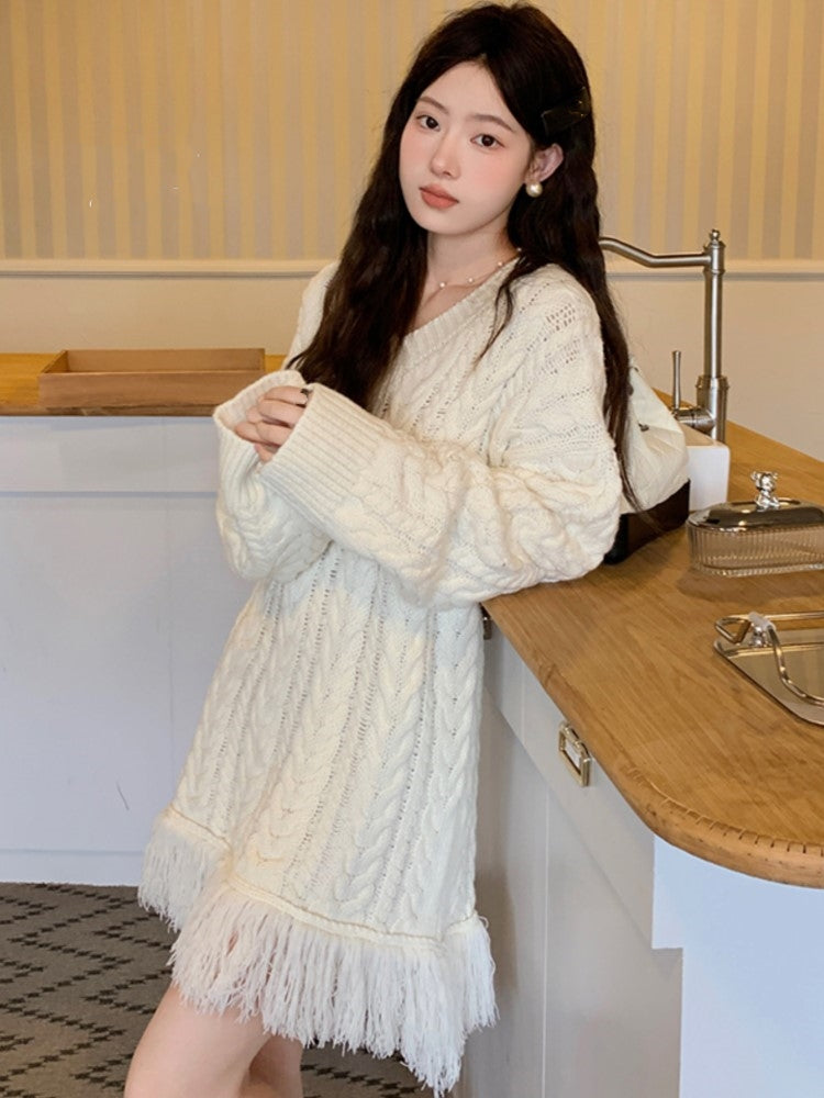 Vintage Inspired Sweater with a Contemporary Edge
