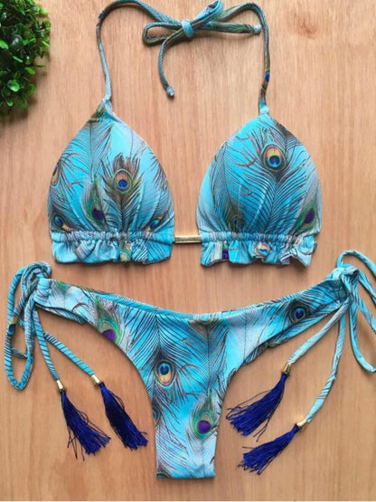Classic Vintage Bikini with a Flattering Fit