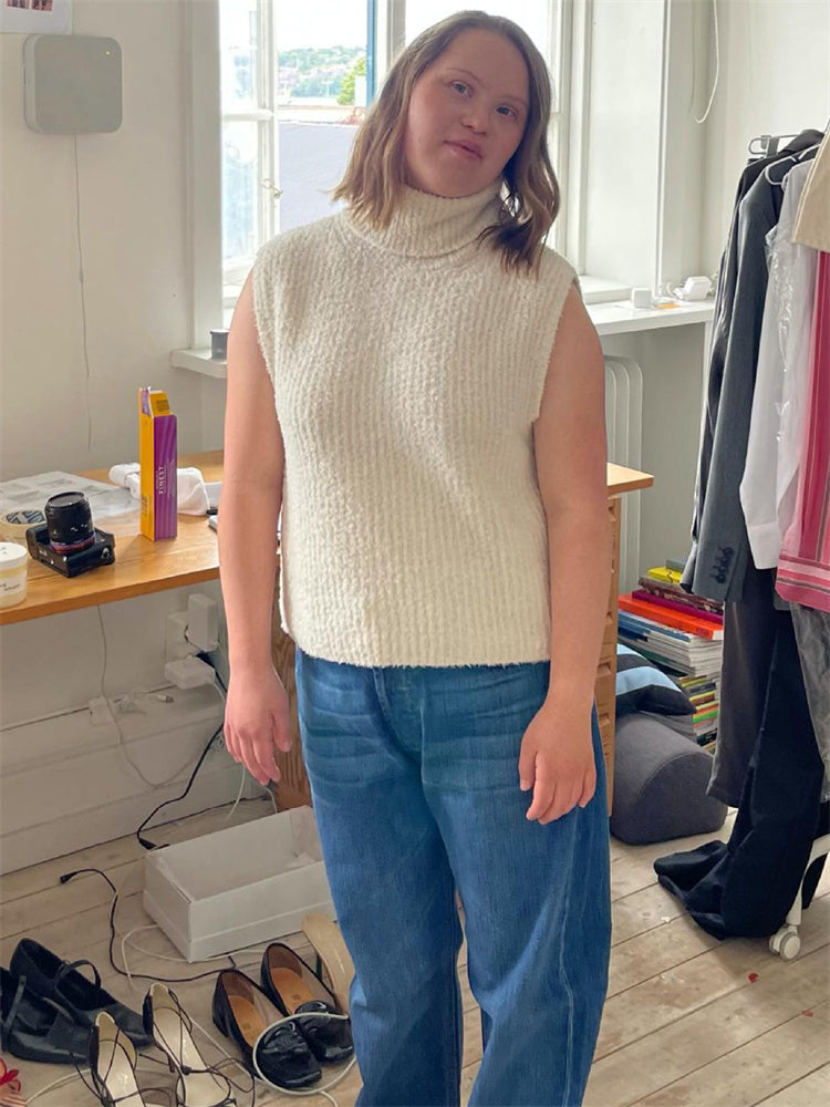 A Vintage Style Sweater with Delicate Timeless Details