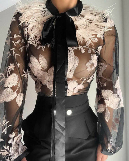 Well Tailored Blouse with a Graceful Silhouette