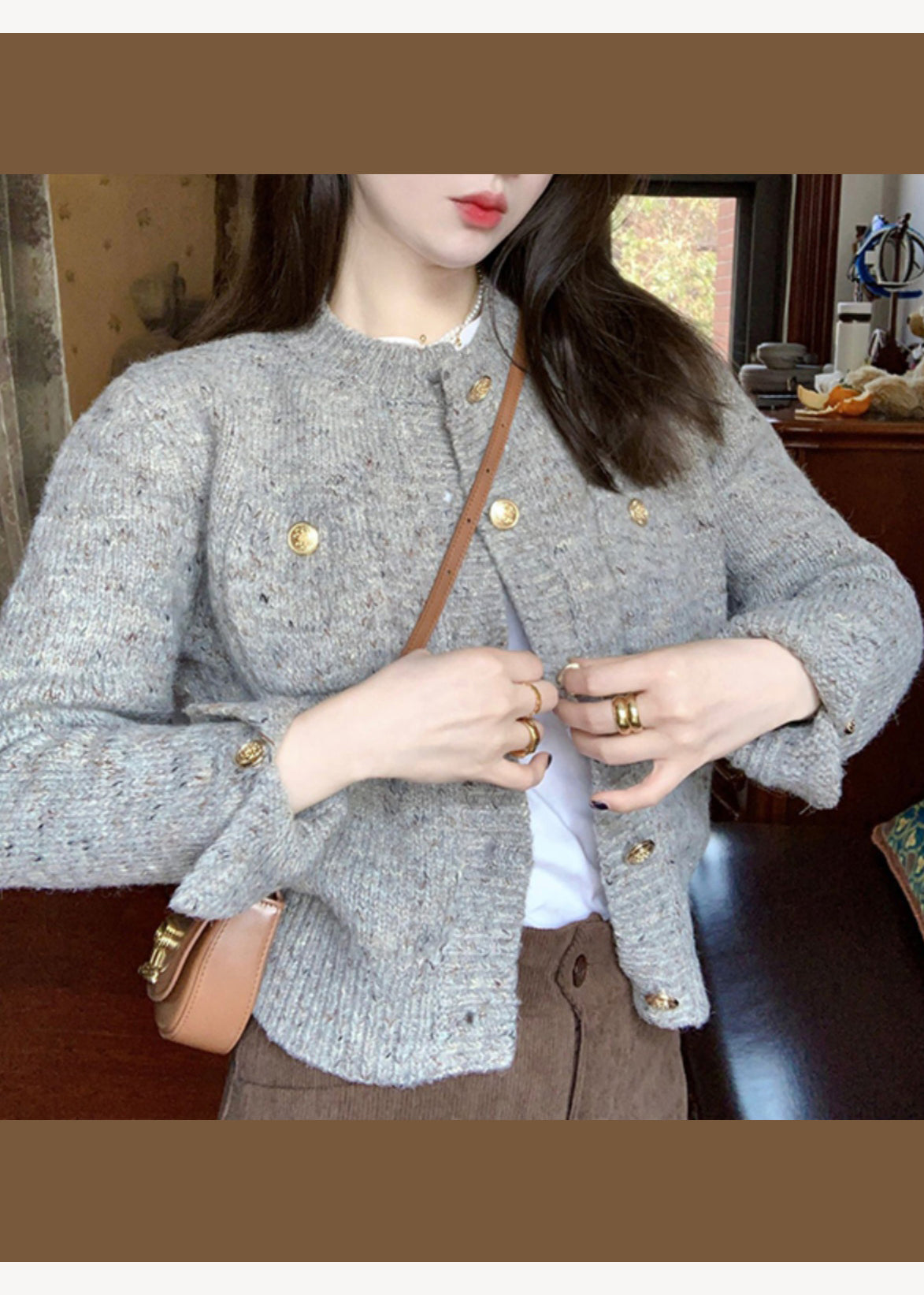 Vintage Inspired Cardigan with a Contemporary Edge