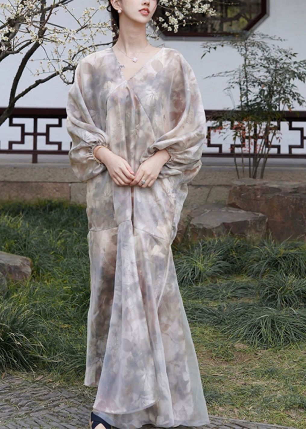 A Vintage Style Dress with Delicate Timeless Details