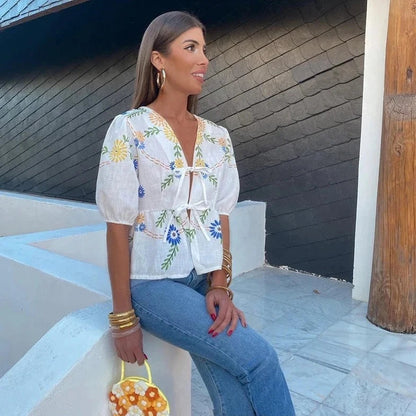Vintage Inspired Blouse with a Contemporary Edge