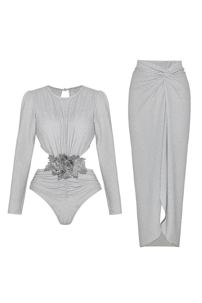 A Vintage Style Swimsuit with Delicate Timeless Details