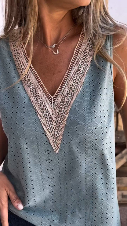 A Vintage Style Top with Delicate Timeless Details