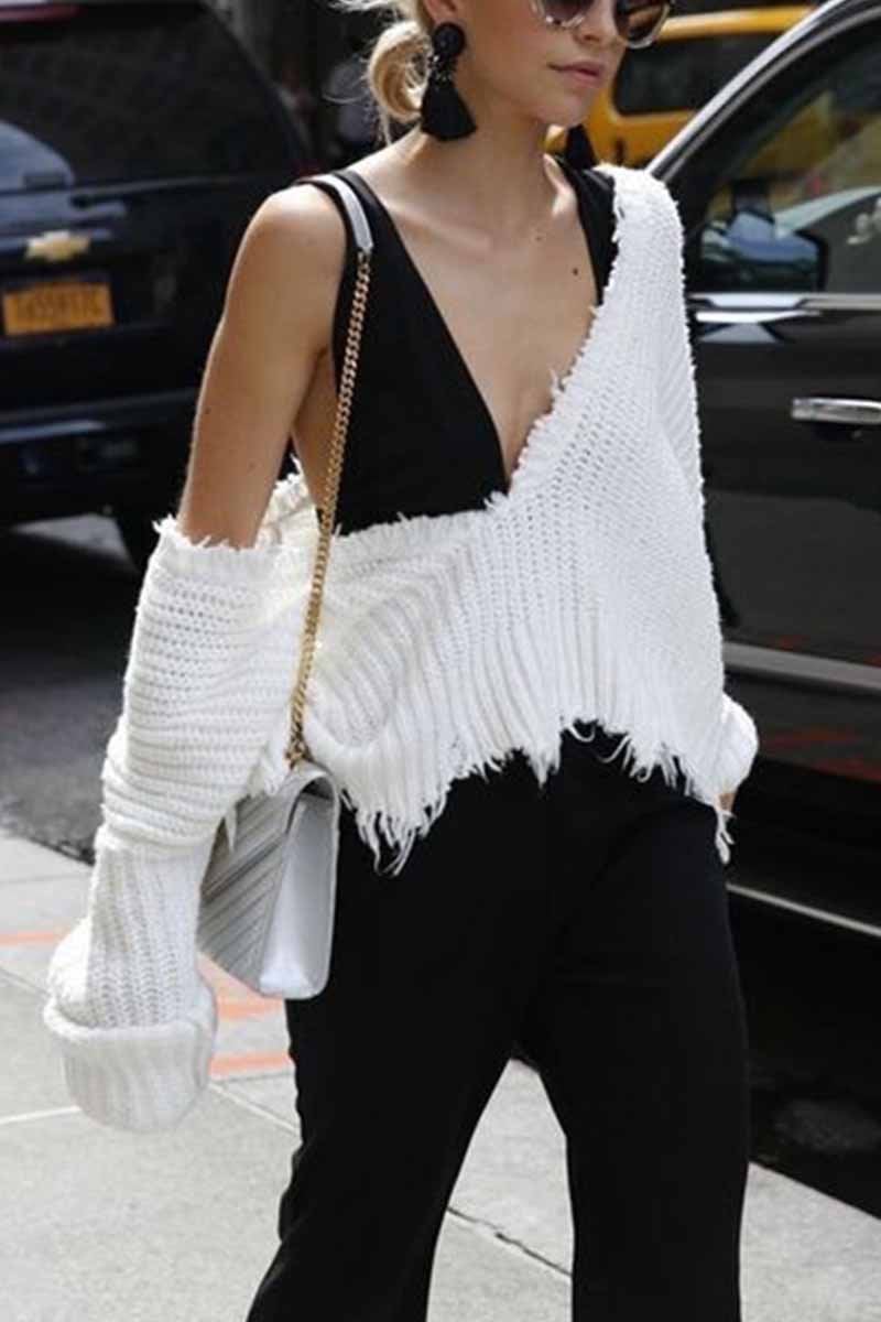 Vintage Inspired Sweater with a Contemporary Edge