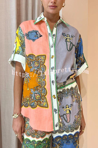 Classic Vintage Blouse with a Flattering Fit