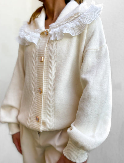 Vintage Inspired Cardigan with a Contemporary Edge