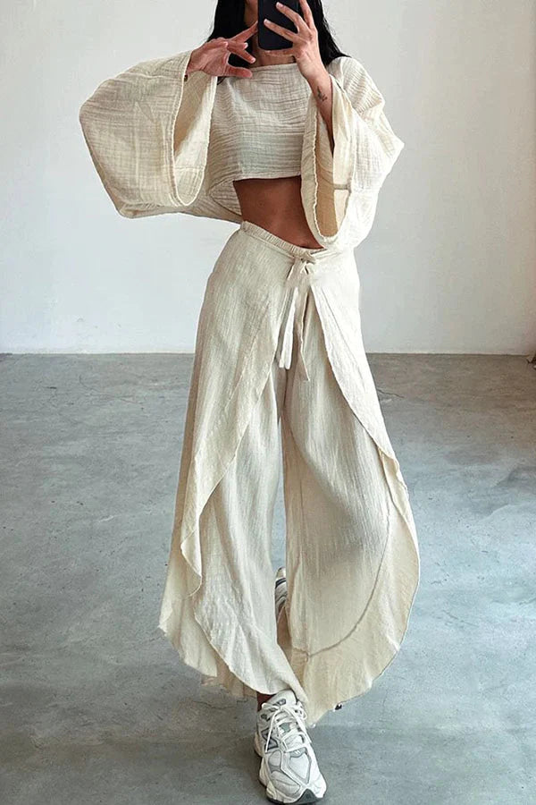 A Vintage Style Pants with Delicate Timeless Details