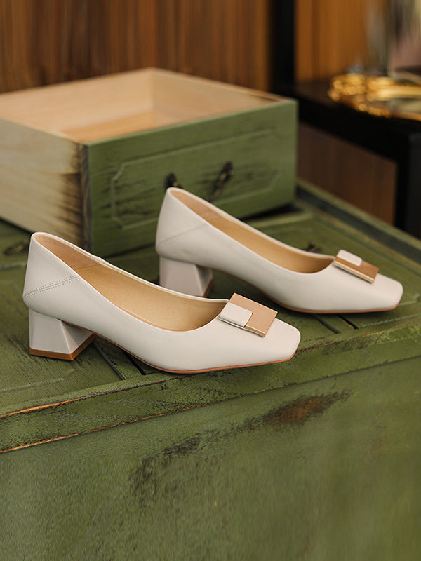 A Vintage Style Shoes with Delicate Timeless Details