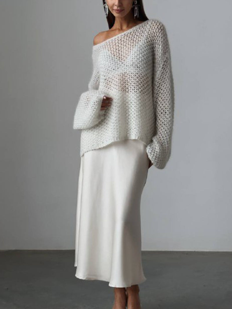 A Vintage Style Sweater with Delicate Timeless Details