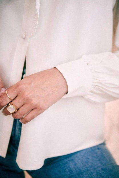 Vintage Inspired Blouse with a Contemporary Edge