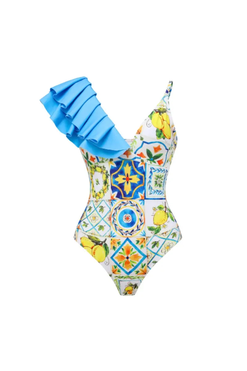 Beautifully Finished Swimsuit in a Timeless Design