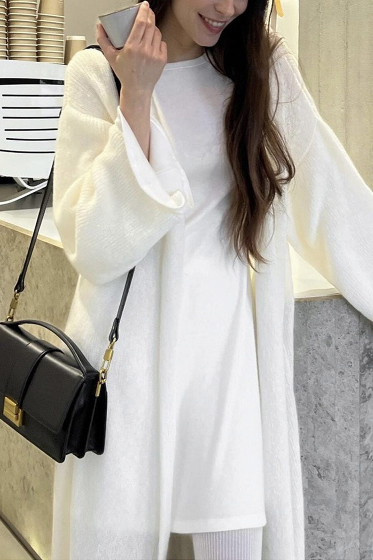 Classic Vintage Cardigan with a Flattering Fit