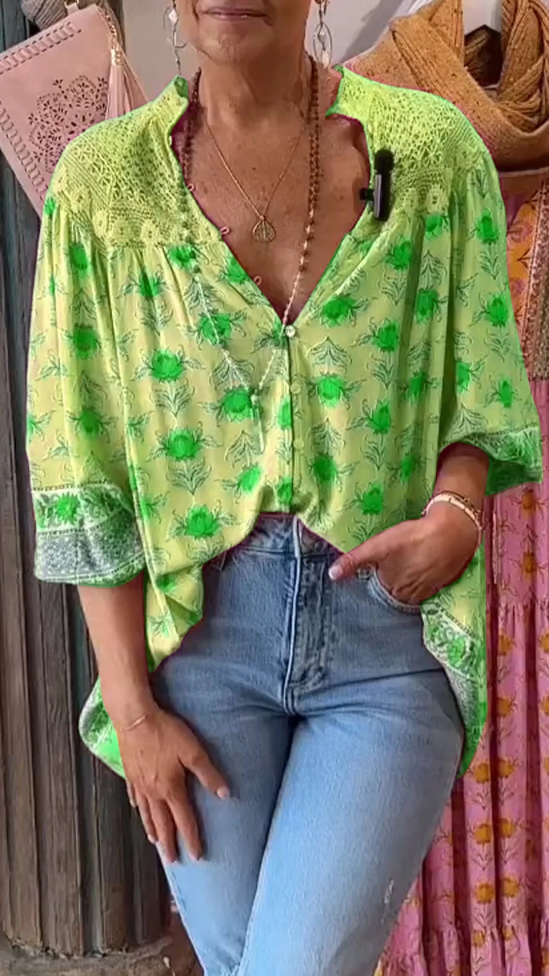 Classic Vintage Top with a Flattering Fit