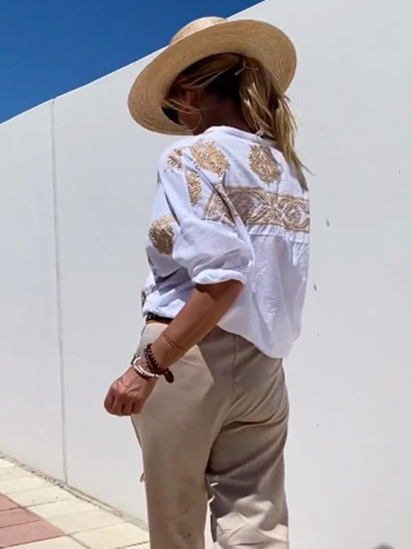 A Vintage Style Shirt with Delicate Timeless Details