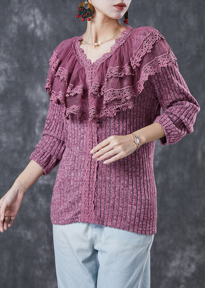 A Vintage Style Sweater with Delicate Timeless Details
