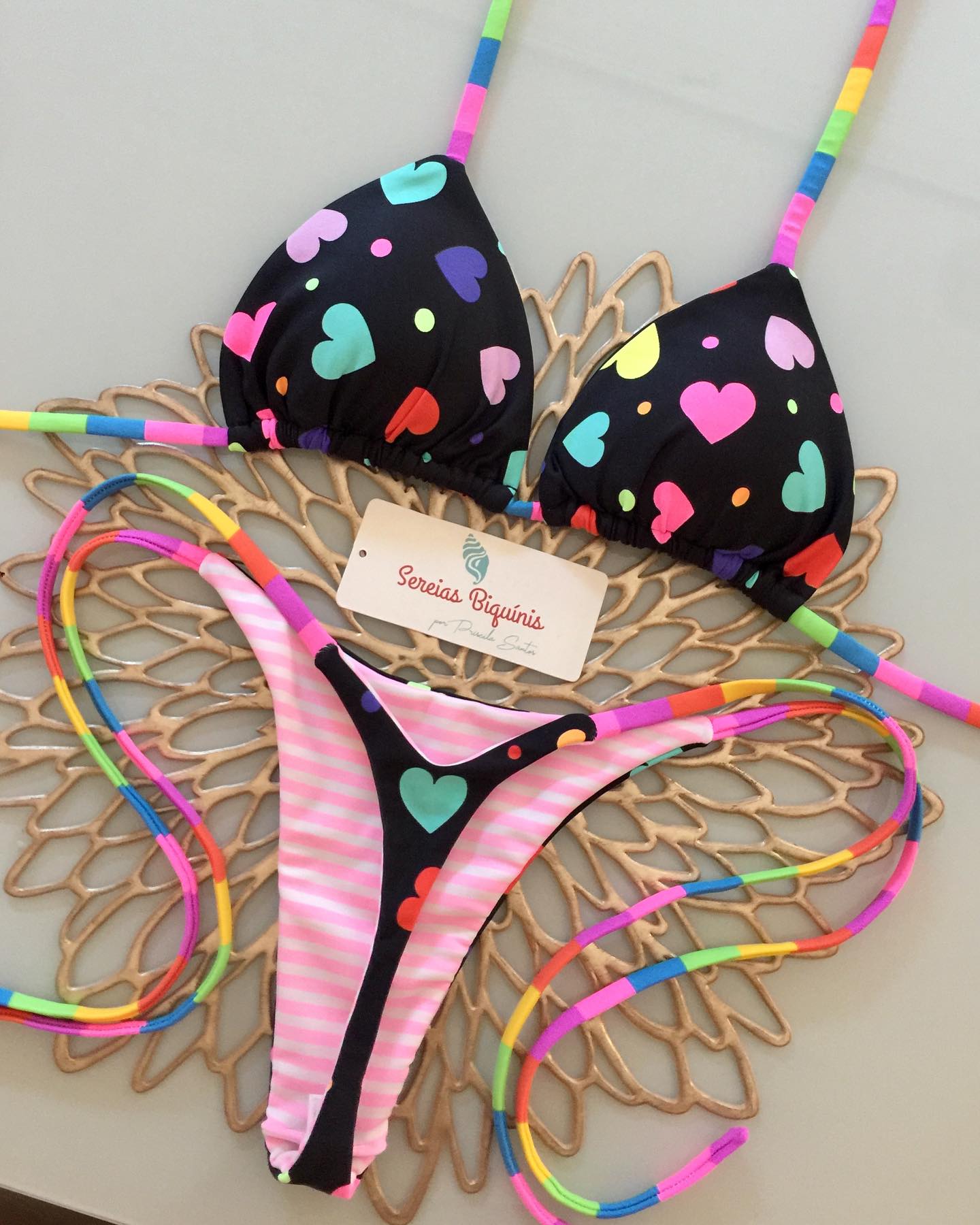 A Vintage Style Bikini with Delicate Timeless Details