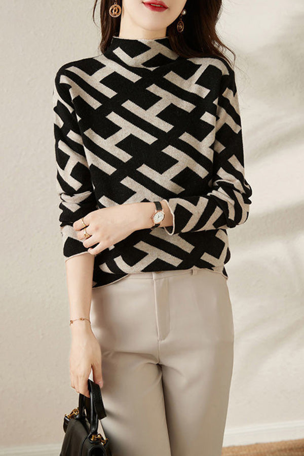 Beautifully Finished Sweater in a Timeless Design