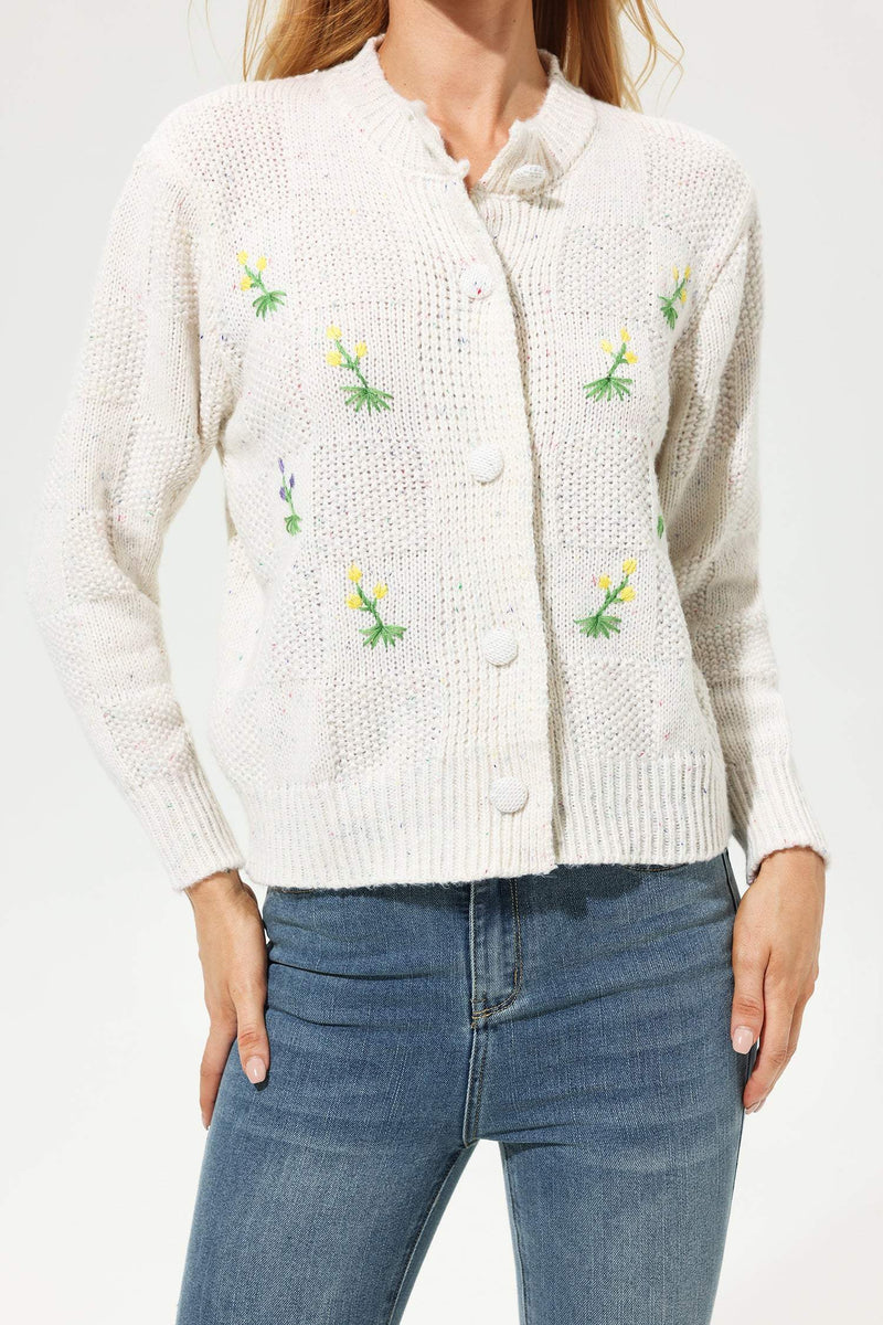Classic Vintage Cardigan with a Flattering Fit