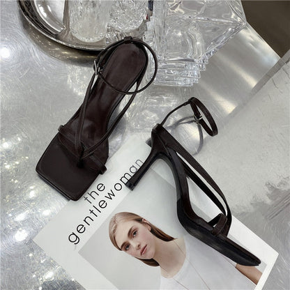 A Vintage Style Sandals with Delicate Timeless Details