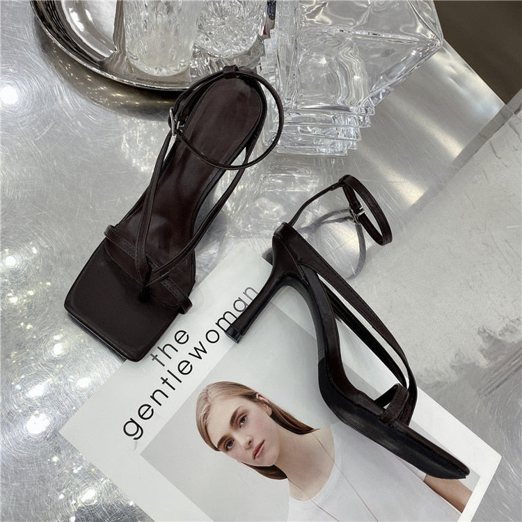 A Vintage Style Sandals with Delicate Timeless Details