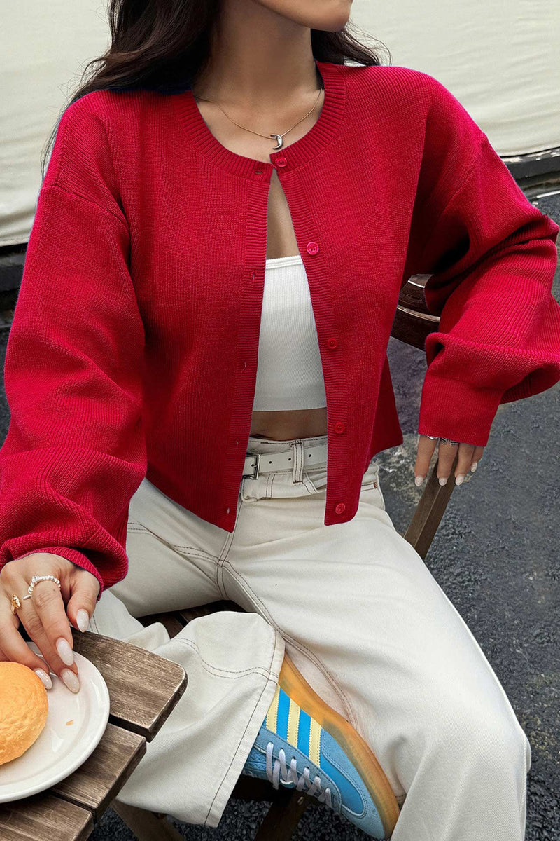 Classic Vintage Cardigan with a Flattering Fit