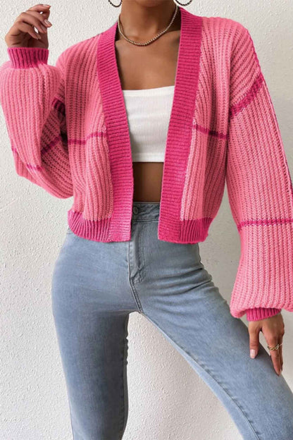 Well Tailored Cardigan with a Graceful Silhouette
