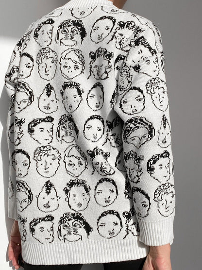 A Vintage Style Cardigan with Delicate Timeless Details