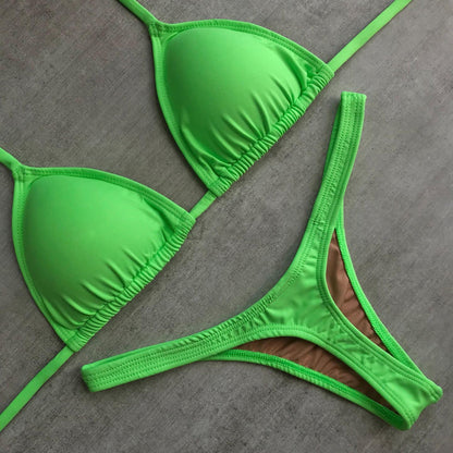 Classic Vintage Bikini with a Flattering Fit