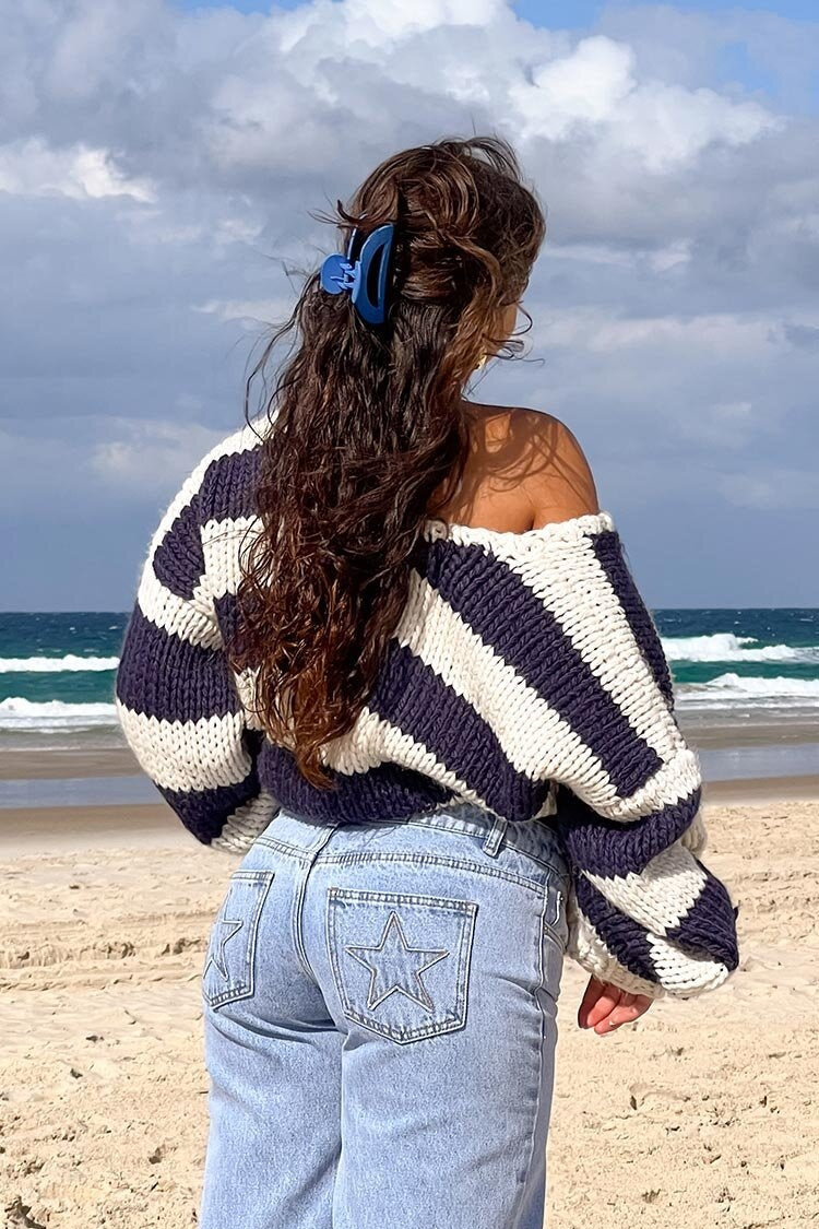 Vintage Inspired Sweater with a Contemporary Edge