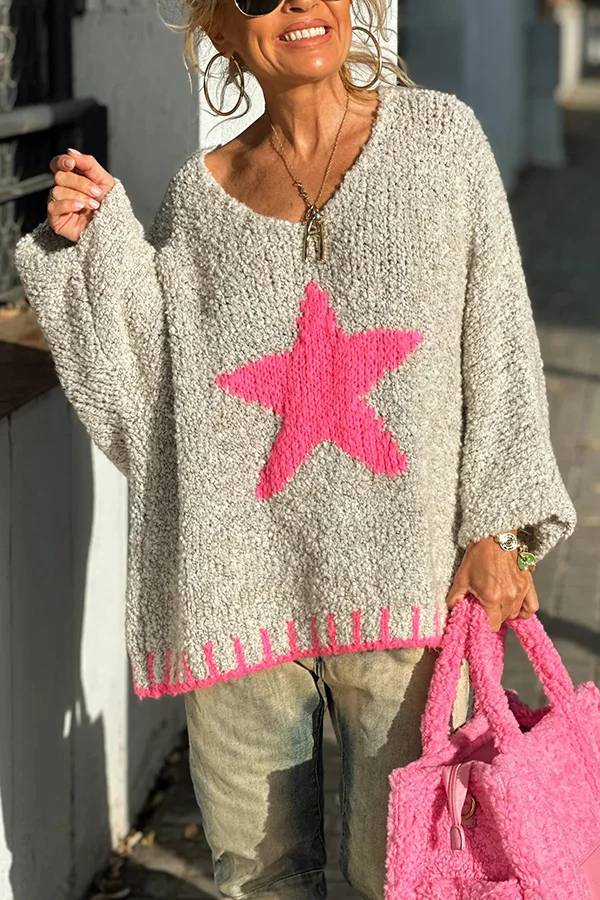 Vintage Inspired Sweater with a Contemporary Edge