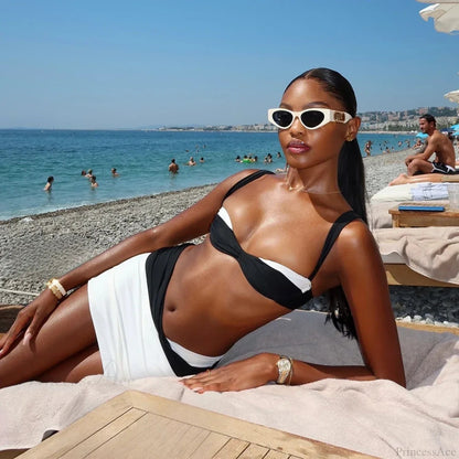 Beautifully Balanced Swimsuit with Timeless Character