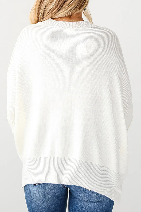 Well Tailored Sweater with a Graceful Silhouette