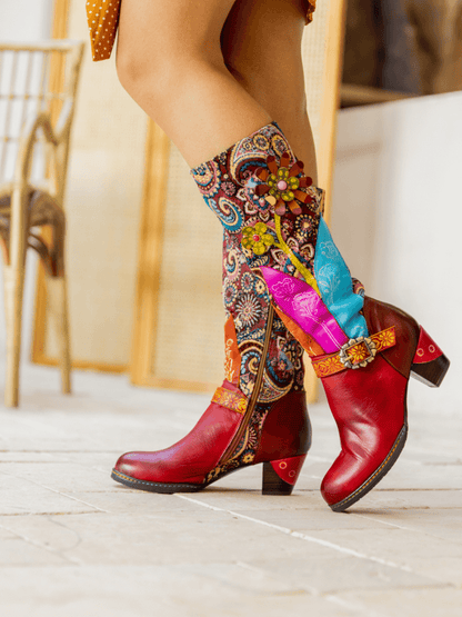 A Vintage Style Boots with Delicate Timeless Details