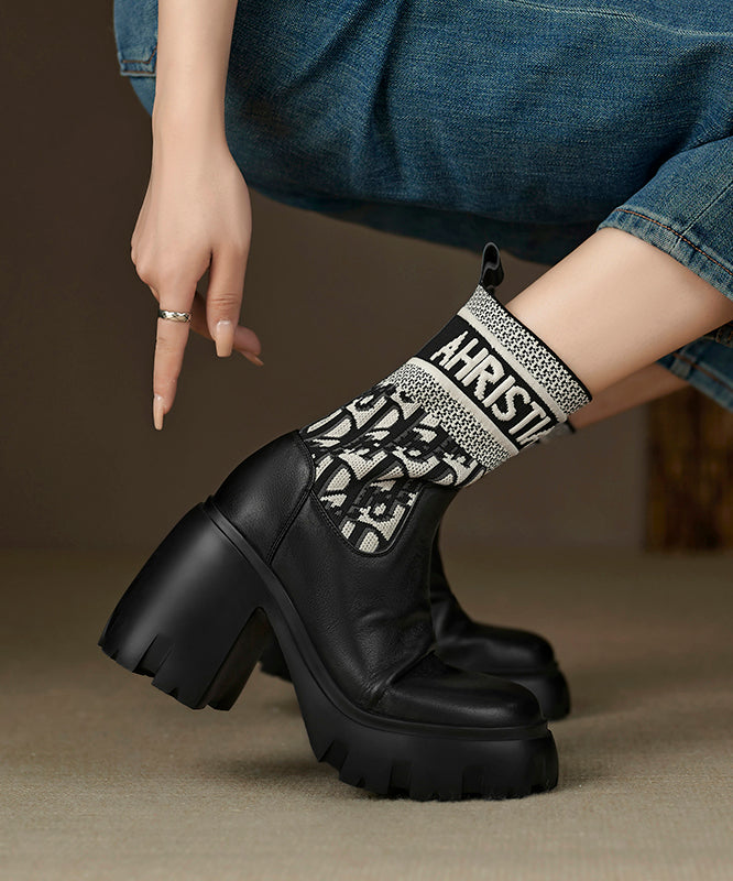 A Vintage Style Boots with Delicate Timeless Details