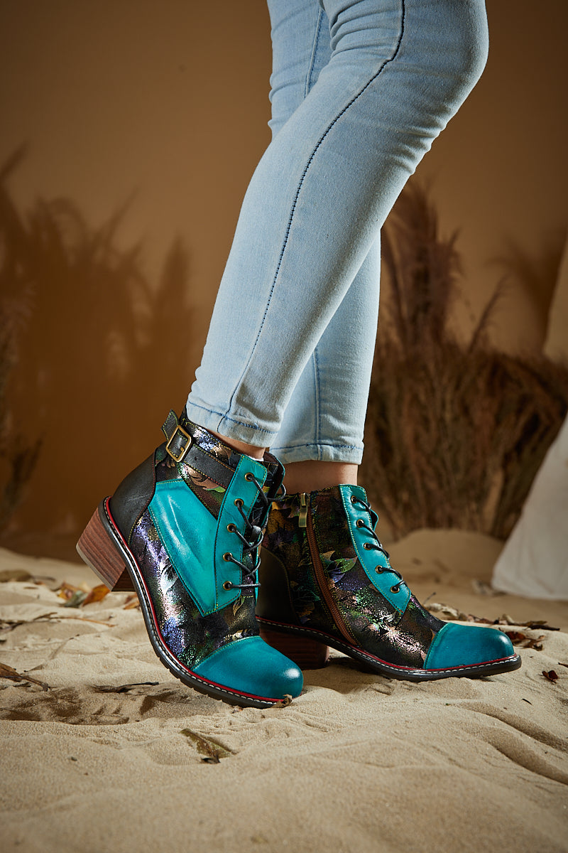 A Vintage Style Boots with Delicate Timeless Details